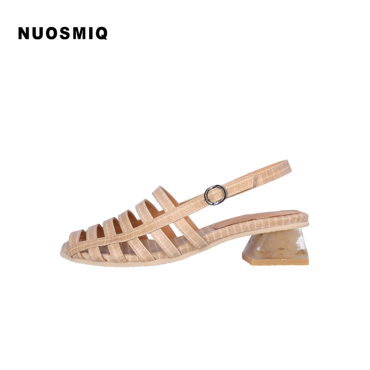 [누스미크] GRID Sling-Back Sandals ( ARAMID /  GREY / RED )