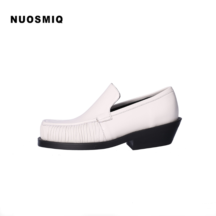 [누스미크] SINA Winkle Loafers (Ivory)